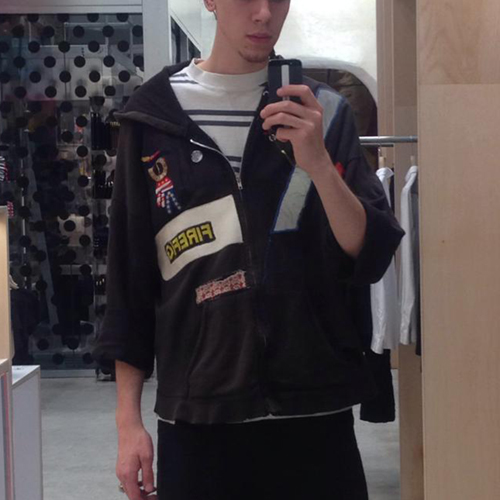 Brent wears the Jacket that KW liked.